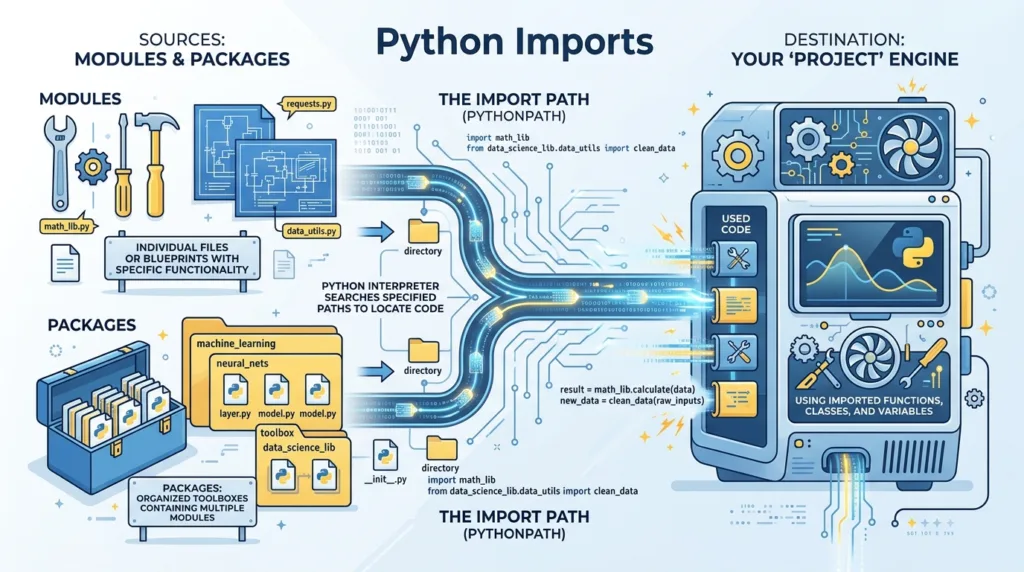 Python Imports Explained: Modules, Packages, and the Import Path Python Imports Explained: Modules, Packages, and the Import Path